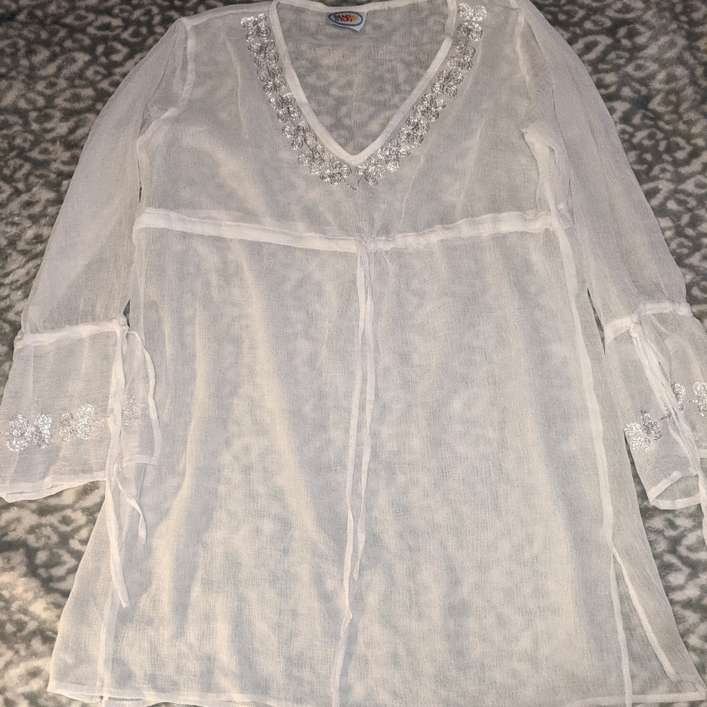 sheer cover up top
